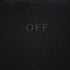 Off-White Rubber Arrow Logo Regular Fit Black T-Shirt S